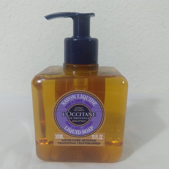 L'Occitane Shea Lavender Hand & Body Liquid Soap 300ML New - Picture 2 of 5